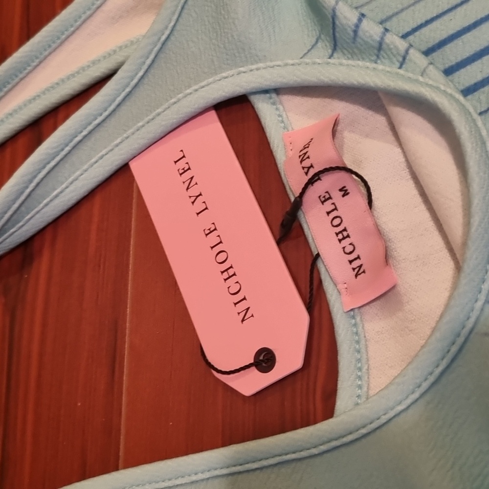 Nichole Lynel Body Scan 2 Piece Set Blue Size Medium - Picture 7 of 13